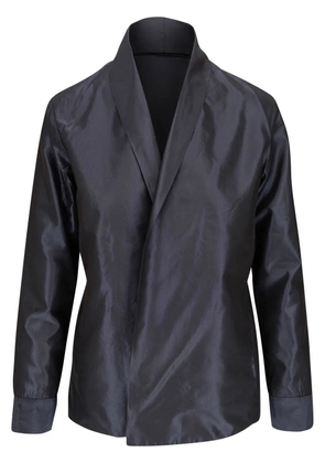 Peter Cohen shawl-lapel silk blazer - Black
