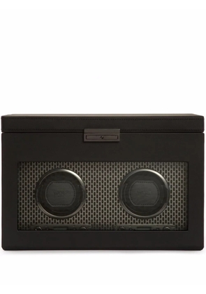 WOLF AXIS double watch winder - Black