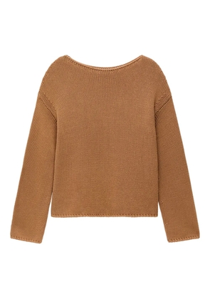 Another Tomorrow knitted jumper - Neutrals