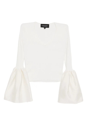 Cynthia Rowley flared-sleeves top - White
