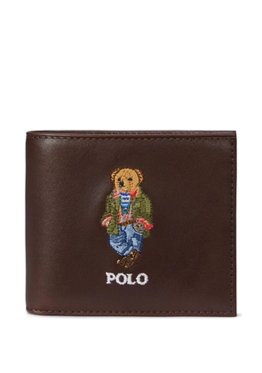 Polo Ralph Lauren Polo Bear-embroidery wallet - Brown
