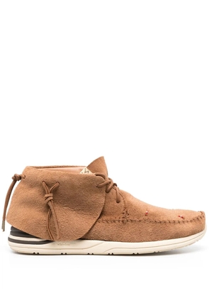 visvim Lhamo Folk suede sneakers - Brown