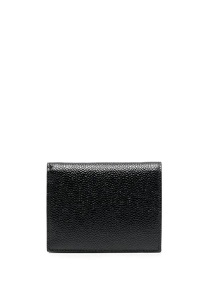 Thom Browne pebbled billfold wallet - Black