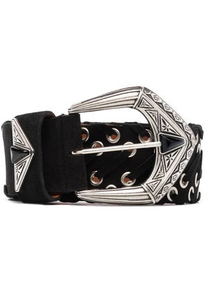 ETRO suede waist belt - Black