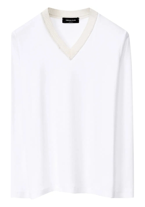 Fabiana Filippi jersey v-neck t-shirt - White