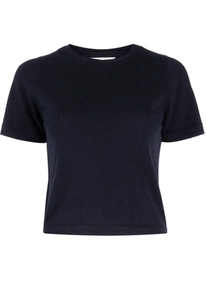 extreme cashmere Tina cropped T-shirt - Blue