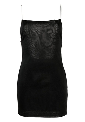 GAUGE81 Hira metallic straps minidress - Black