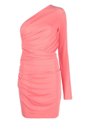 DSQUARED2 ruched one-shoulder minidress - Pink