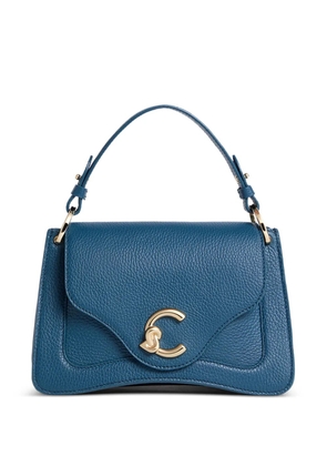 Coccinelle small C-me logo-buckle shoulder bag - Blue