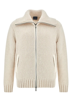 Paul & Shark high-neck cardigan - Neutrals