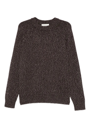 BOMPARD Marl round-neck sweater - Brown
