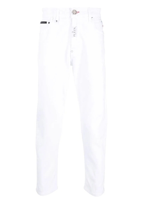 Philipp Plein straight-leg mid-rise jeans - White