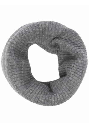Barrie ribbed-knit cashmere snood - Grey