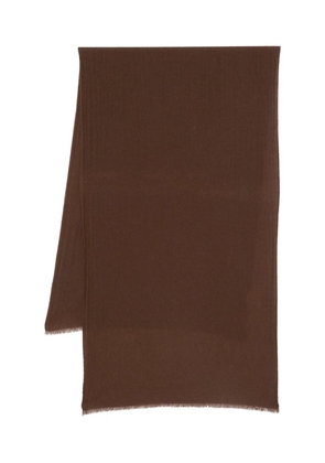 19 Andrea’S 47 fringed-trim scarf - Brown