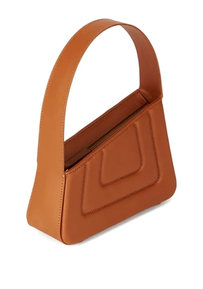 DESTREE Albert u-shape panelled shoulder bag - Brown