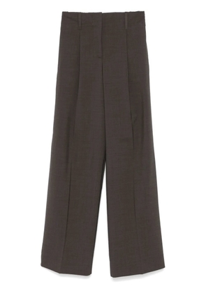 P.A.R.O.S.H. pressed-crease trousers - Brown