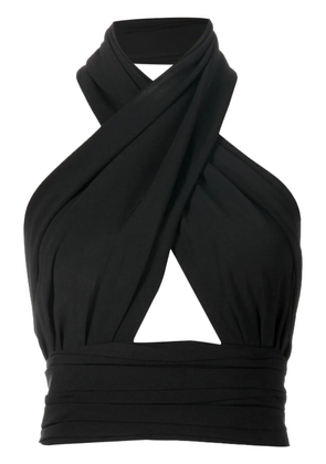 Bambah Marianne halterneck top - Black