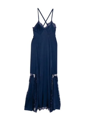 BLAKLACE floral lace dress - Blue