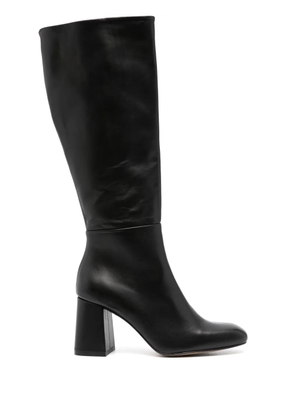 Souliers Martinez Anabel 85mm leather knee boots - Black
