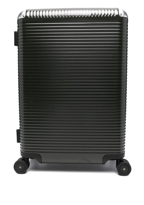 FPM Milano Bank Light Spinner 68 ribbed suitcase - Green