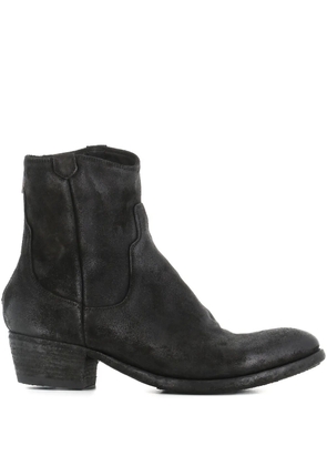 Pantanetti leather ankle boots - Black