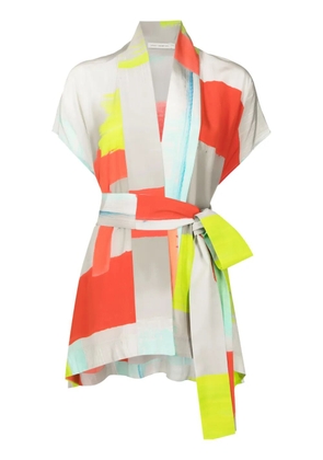 Lenny Niemeyer Canvas belted kimono - Multicolour