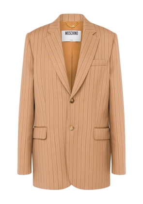 Moschino pinstripe blazer - Neutrals
