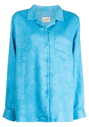 Bambah textured-finish cotton shirt - Blue