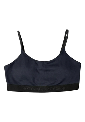 Chrome Hearts logo yoga sports bra - Black