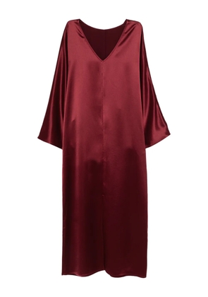 By Malene Birger Lucina V-neck midi dress - Red