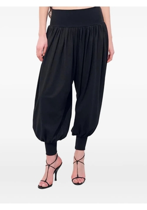 LAMIA LAGHA Vollmond cuffed trousers - Black