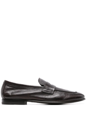 Scarosso Gregory leather loafers - Brown