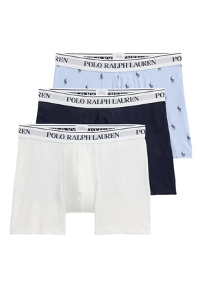 Polo Ralph Lauren logo-waistband boxers (pack of three) - Blue