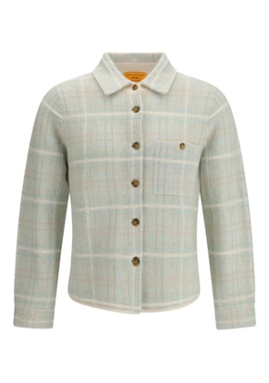 Guest In Residence Dylan plaid buttoned shirt jacket - Neutrals