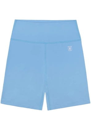 Sporty & Rich Runner logo-print shorts - Blue