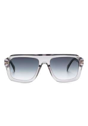 DAVID BECKHAM EYEWEAR transparent-frame sunglasses - Grey