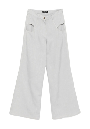 BLAKLACE cutout trousers - Grey