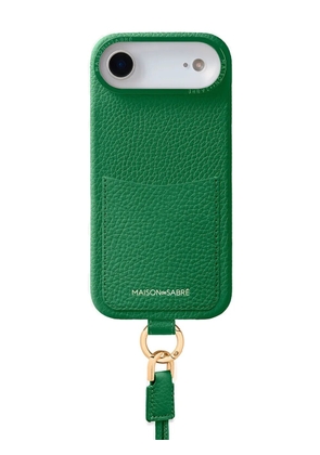 MAISON de SABRÉ The Sling card-slot iPhone 17 air case - Green