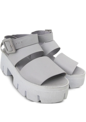 Gloria Coelho buckle-strap platform sandals - Grey