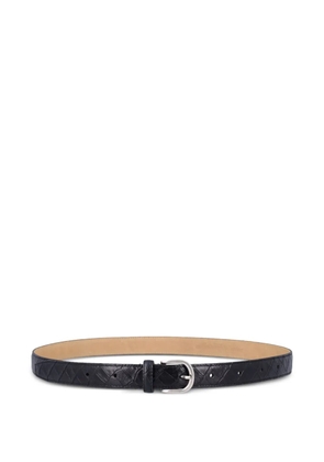 mfpen crocodile-embossed leather belt - Black