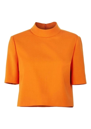 Carolina Herrera mock-neck T-shirt - Orange