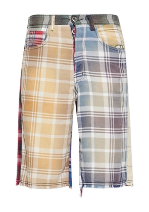 GALLERY DEPT. check shorts - Neutrals