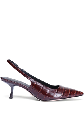 Veronica Beard pointed-toe slingback pumps - Red