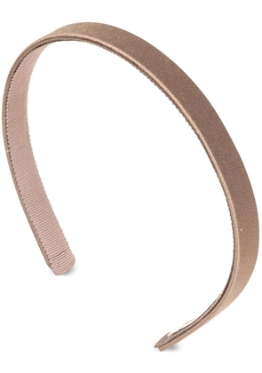 Jennifer Behr Lucy satin headband - Neutrals