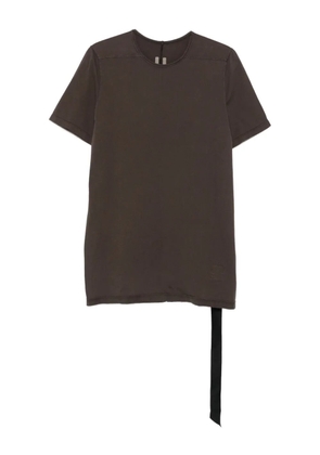 Rick Owens DRKSHDW short-sleeve trailing-detail T-shirt - Brown