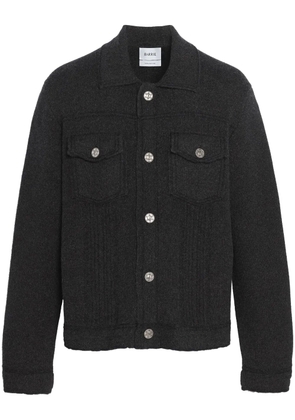 Barrie knitted denim jacket - Black