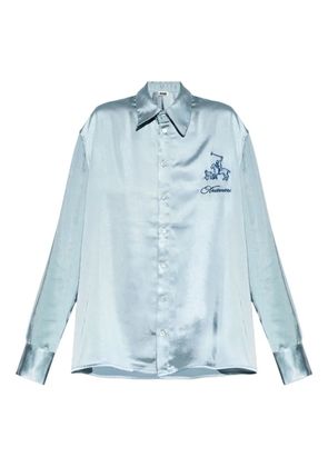 AVAVAV logo-embroidered shirt - Blue