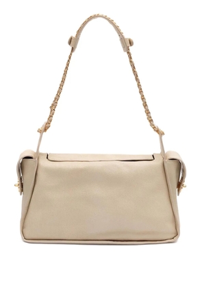 Isla Anne embellished shoulder bag - Neutrals