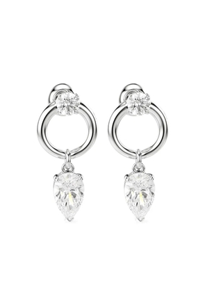 Swarovski pear-shaped zirconia earrings - Silver