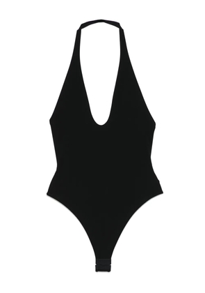 Maison Close Nuit Infinie open-back bodysuit - Black